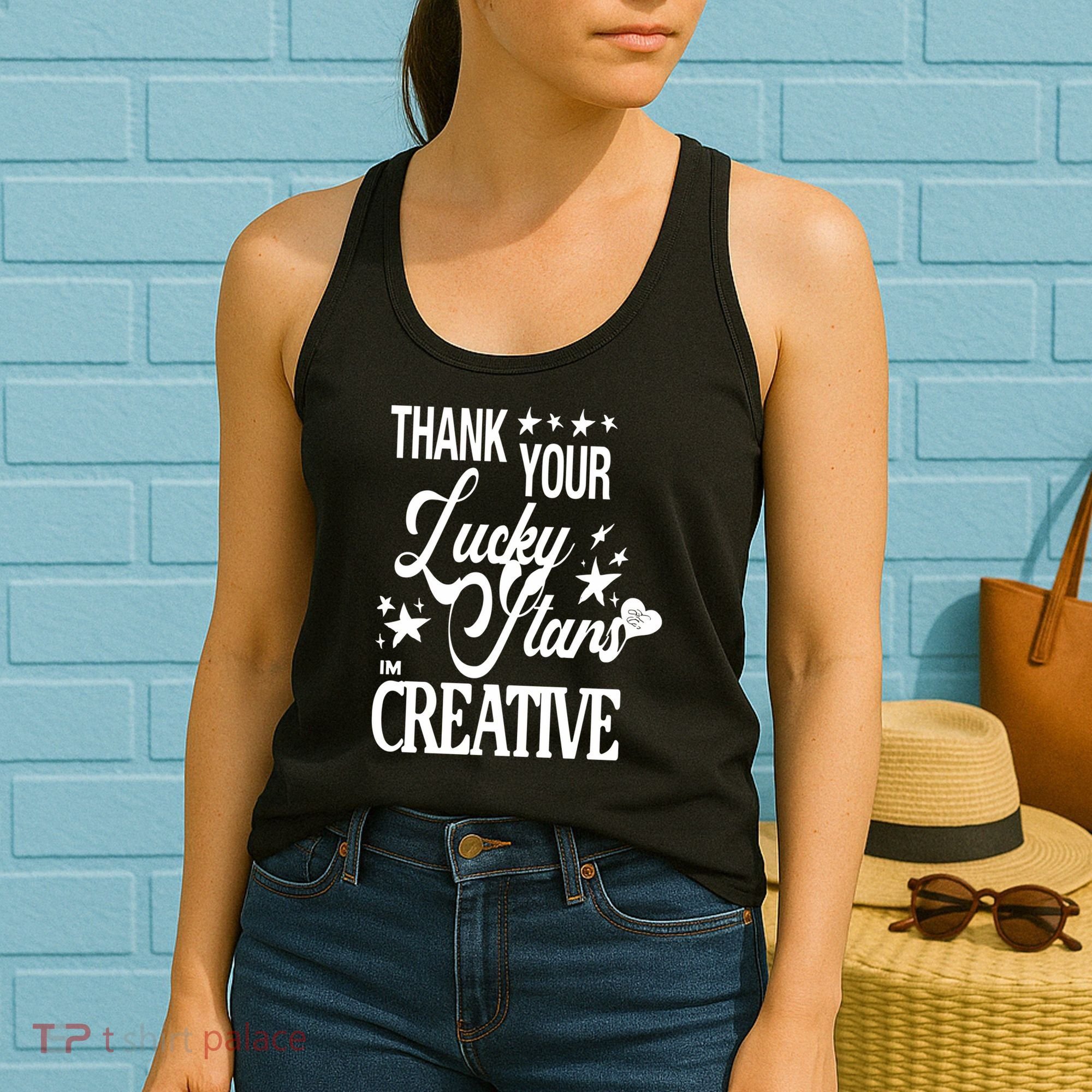 Alessia Cara Black Dead Man Thank You Lucky Stars Im Creative Women's Tank Top