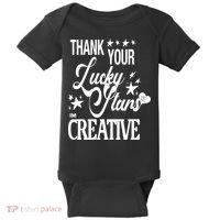 Alessia Cara Black Dead Man Thank You Lucky Stars Im Creative Baby Bodysuit thumb 0
