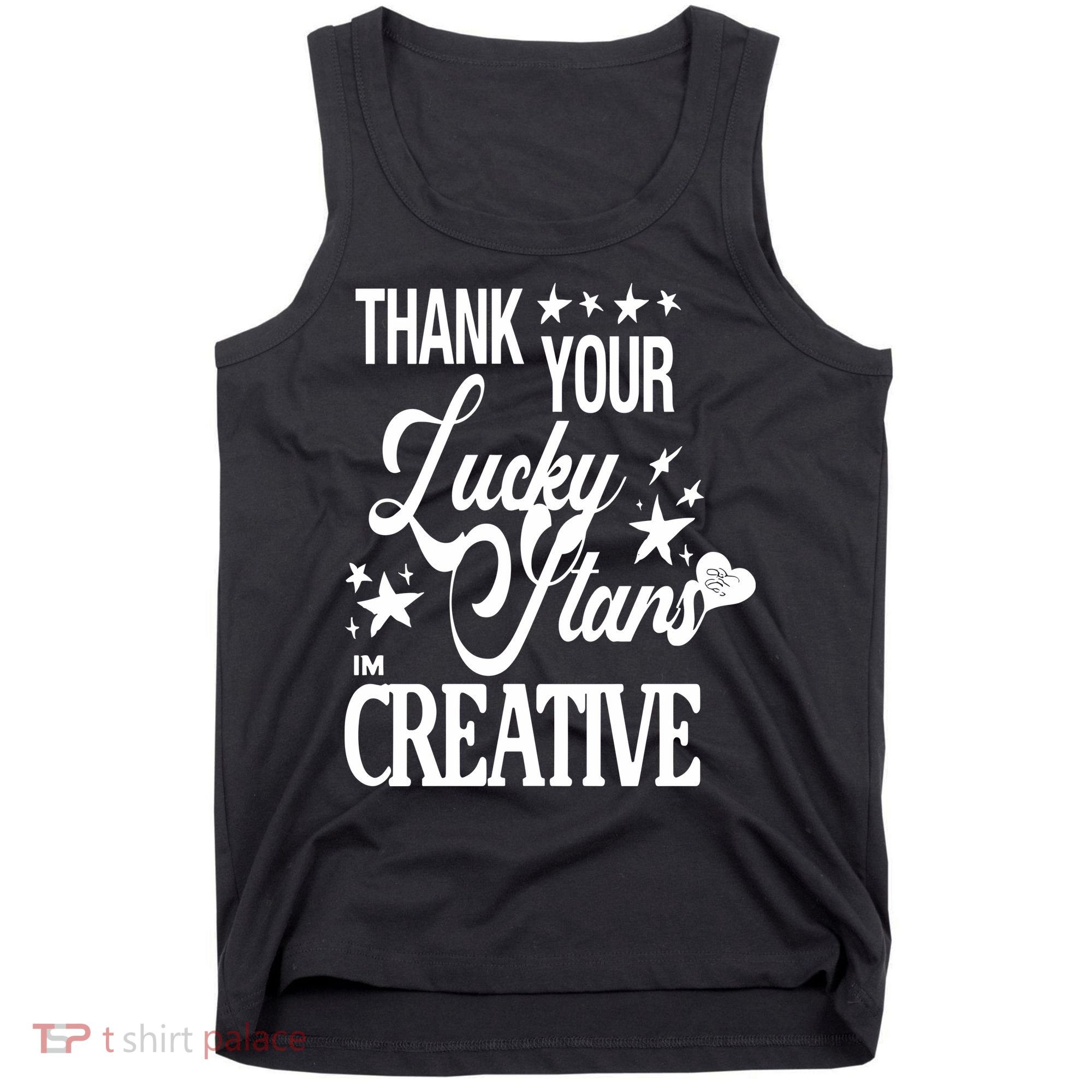Alessia Cara Black Dead Man Thank You Lucky Stars Im Creative Tank Top