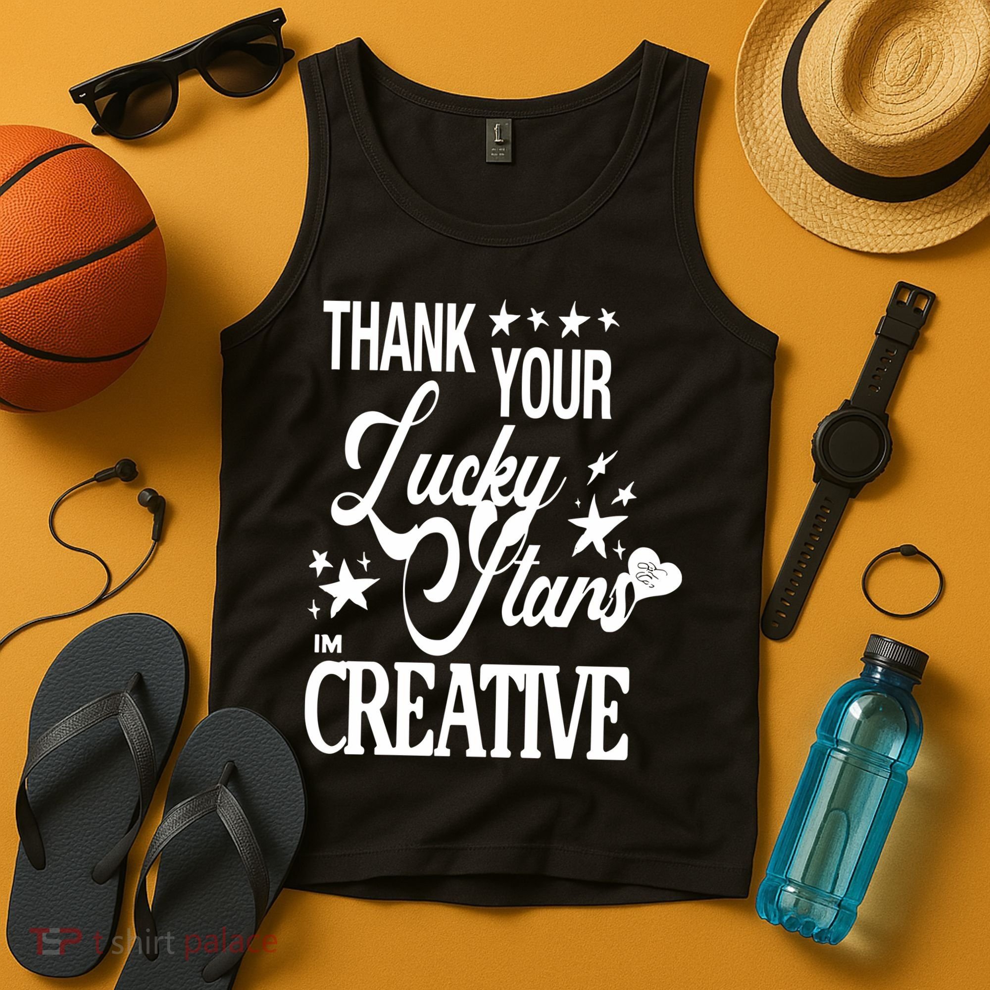 Alessia Cara Black Dead Man Thank You Lucky Stars Im Creative Tank Top