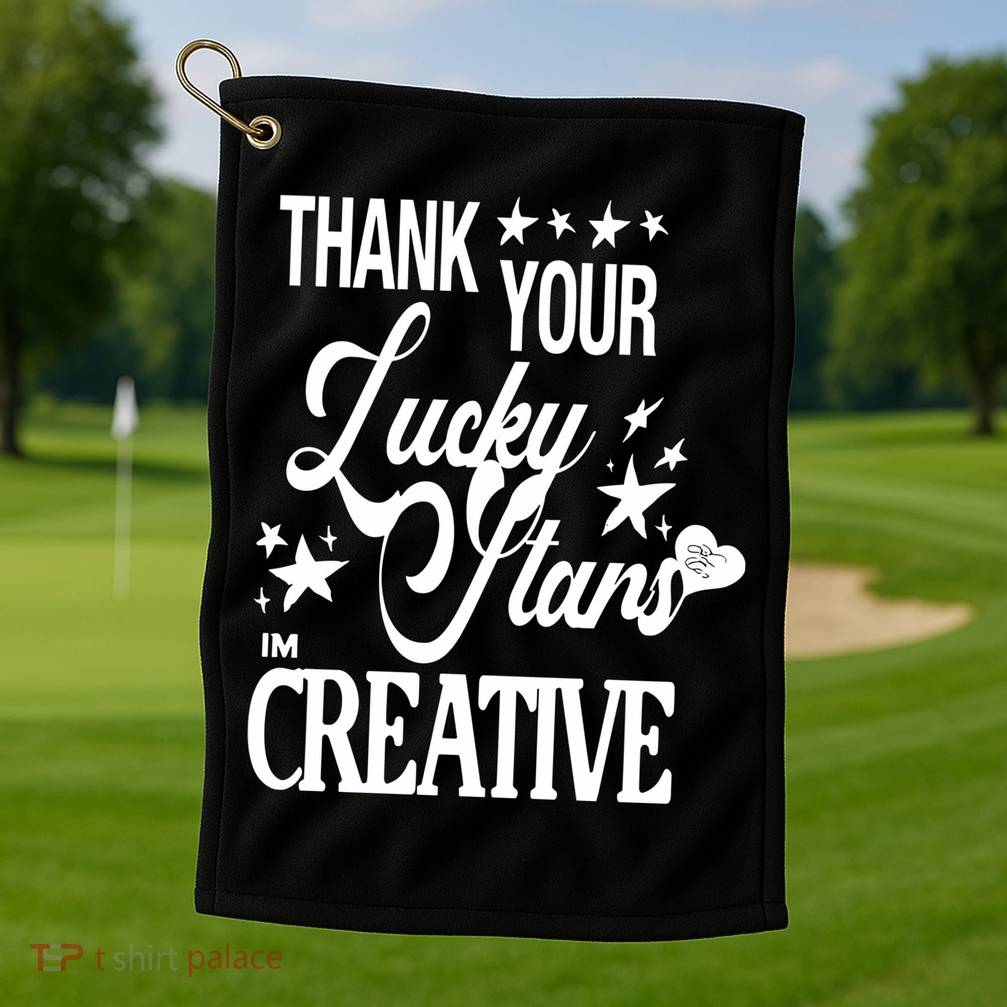 Alessia Cara Black Dead Man Thank You Lucky Stars Im Creative Golf Towel