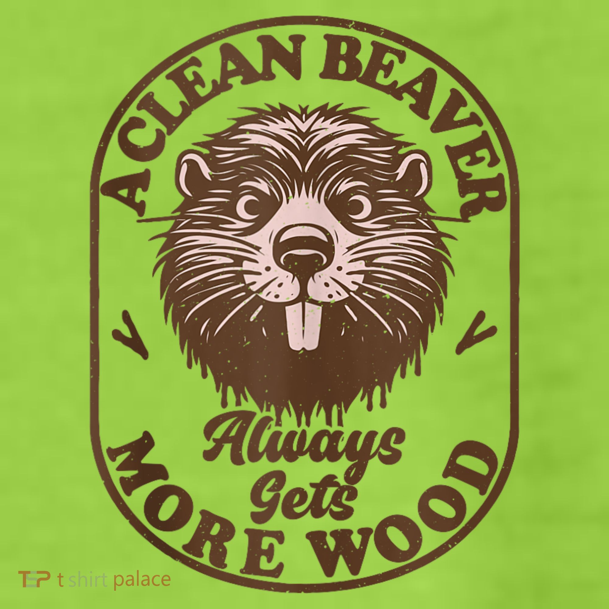 A Clean Beaver Always Gets More Wood Graphic Funny Raunchy Adult Drive Performance Visor