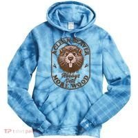 A Clean Beaver Always Gets More Wood Graphic Funny Raunchy Tie Dye Hoodie thumb 0