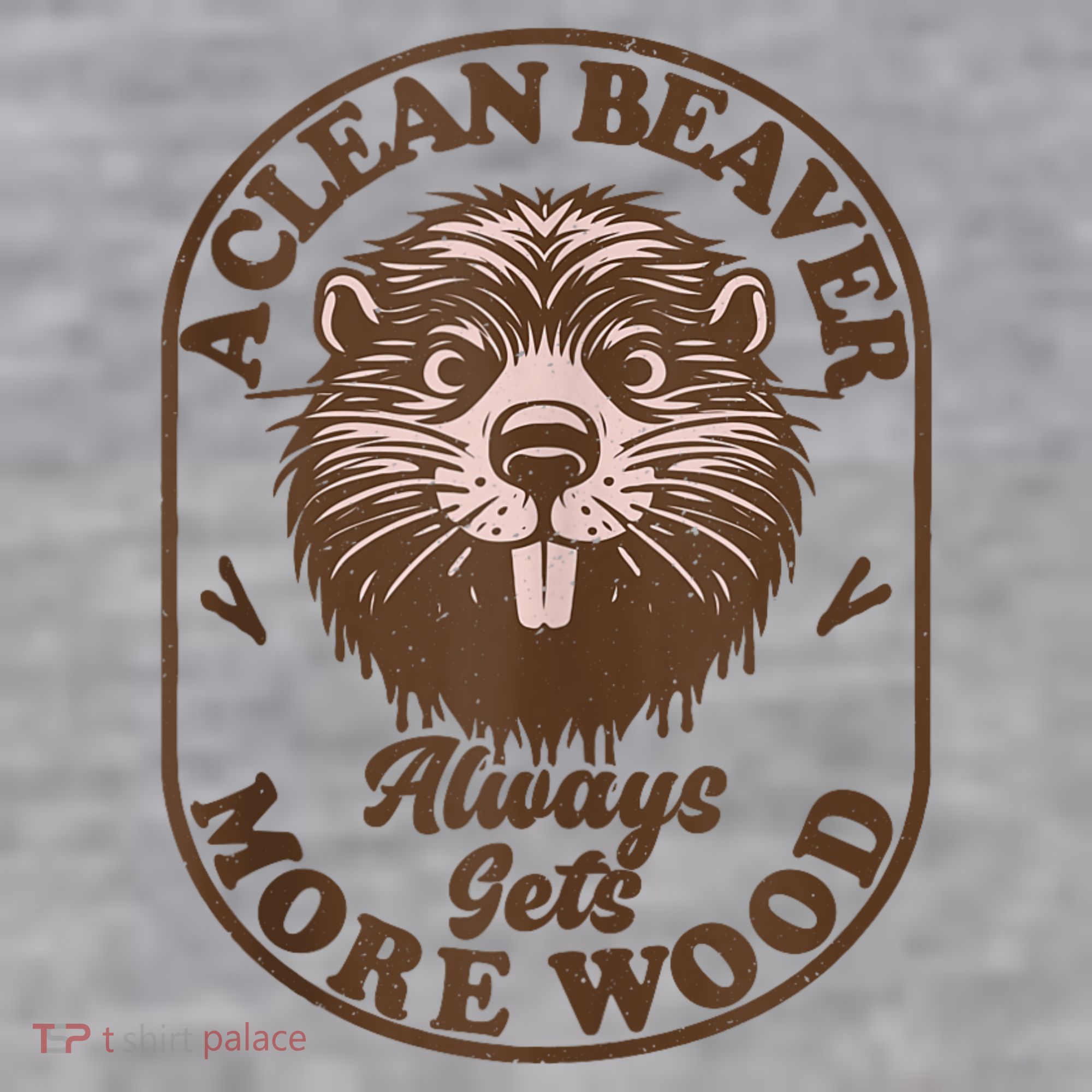 A Clean Beaver Always Gets More Wood Graphic Funny Raunchy Infant Fleece One Piece
