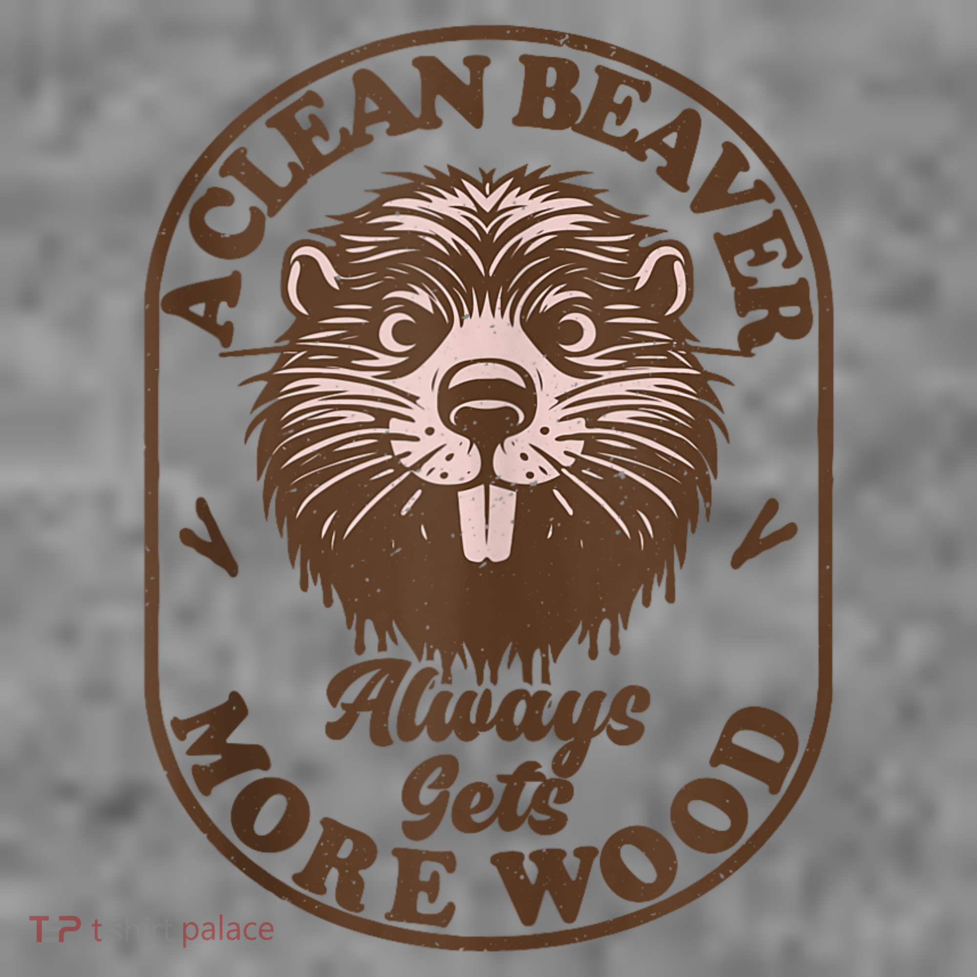 A Clean Beaver Always Gets More Wood Graphic Funny Raunchy Sweatshirt Cinch Pack Bag