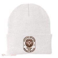 A Clean Beaver Always Gets More Wood Graphic Funny Raunchy Beanie thumb 0