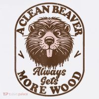 A Clean Beaver Always Gets More Wood Graphic Funny Raunchy Women's Tank Top thumb 5