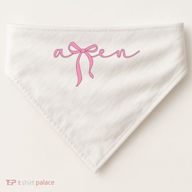 Amen Coquette Bow USA-Made Doggie Bandana