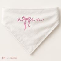 Amen Coquette Bow USA-Made Doggie Bandana thumb 0
