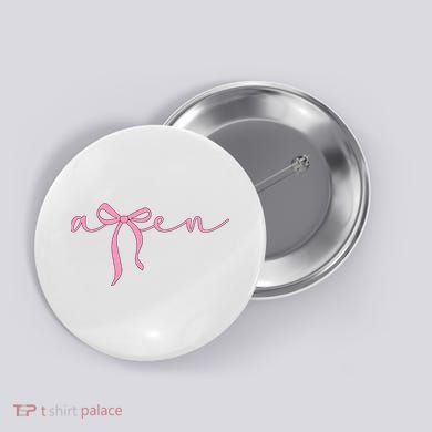 Amen Coquette Bow Button
