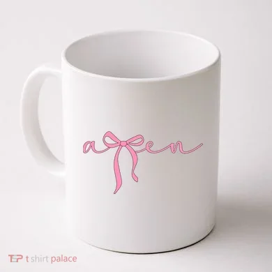 Amen Coquette Bow Coffee Mug