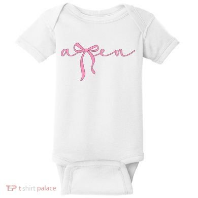 Amen Coquette Bow Baby Bodysuit