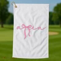 Amen Coquette Bow Golf Towel thumb 1