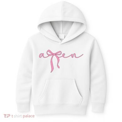Amen Coquette Bow Kids Hoodie