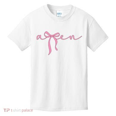 Amen Coquette Bow Kids T-Shirt