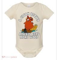 A Clean Beaver Always Gets More Wood Baby Bodysuit thumb 0