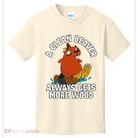 A Clean Beaver Always Gets More Wood Kids T-Shirt thumb 0