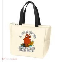 A Clean Beaver Always Gets More Wood Tote Bag thumb 3