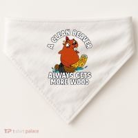 A Clean Beaver Always Gets More Wood USA-Made Doggie Bandana thumb 0