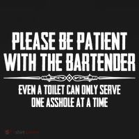 A Cute Bar Owner Gifts Please Be Patient With The Bartender Funny Gift Women's Hoodie thumb 2