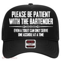 A Cute Bar Owner Gifts Please Be Patient With The Bartender Funny Gift Hat thumb 0