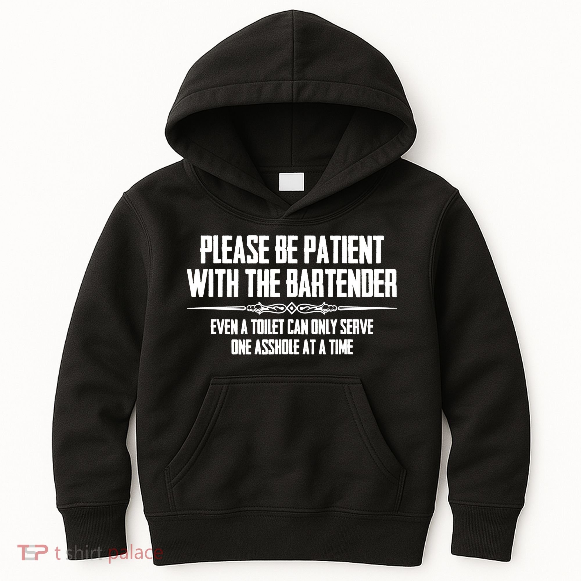 A Cute Bar Owner Gifts Please Be Patient With The Bartender Funny Gift Kids Hoodie