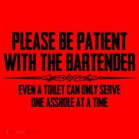A Cute Bar Owner Gifts Please Be Patient With The Bartender Funny Gift Santa Hat thumb 1