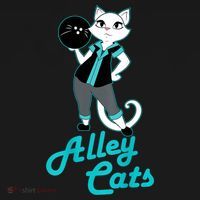 Alley Cats Bowling Team Ladies Backside Print Ornament thumb 1