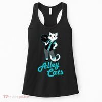 Alley Cats Bowling Team Ladies Backside Print Women's Tank Top thumb 0