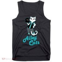 Alley Cats Bowling Team Ladies Backside Print Tank Top thumb 0