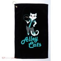 Alley Cats Bowling Team Ladies Backside Print Golf Towel thumb 0
