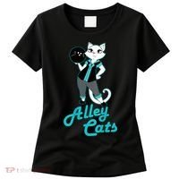 Alley Cats Bowling Team Ladies Backside Print Women's T-Shirt thumb 0