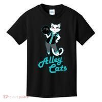 Alley Cats Bowling Team Ladies Backside Print Kids T-Shirt thumb 0