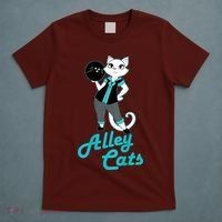 Alley Cats Bowling Team Ladies Backside Print T-Shirt thumb 5