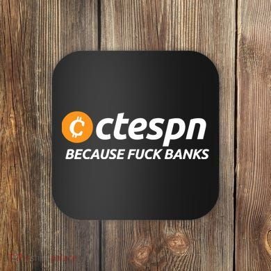 Ab Ctespn Because Fuck Banks Coaster