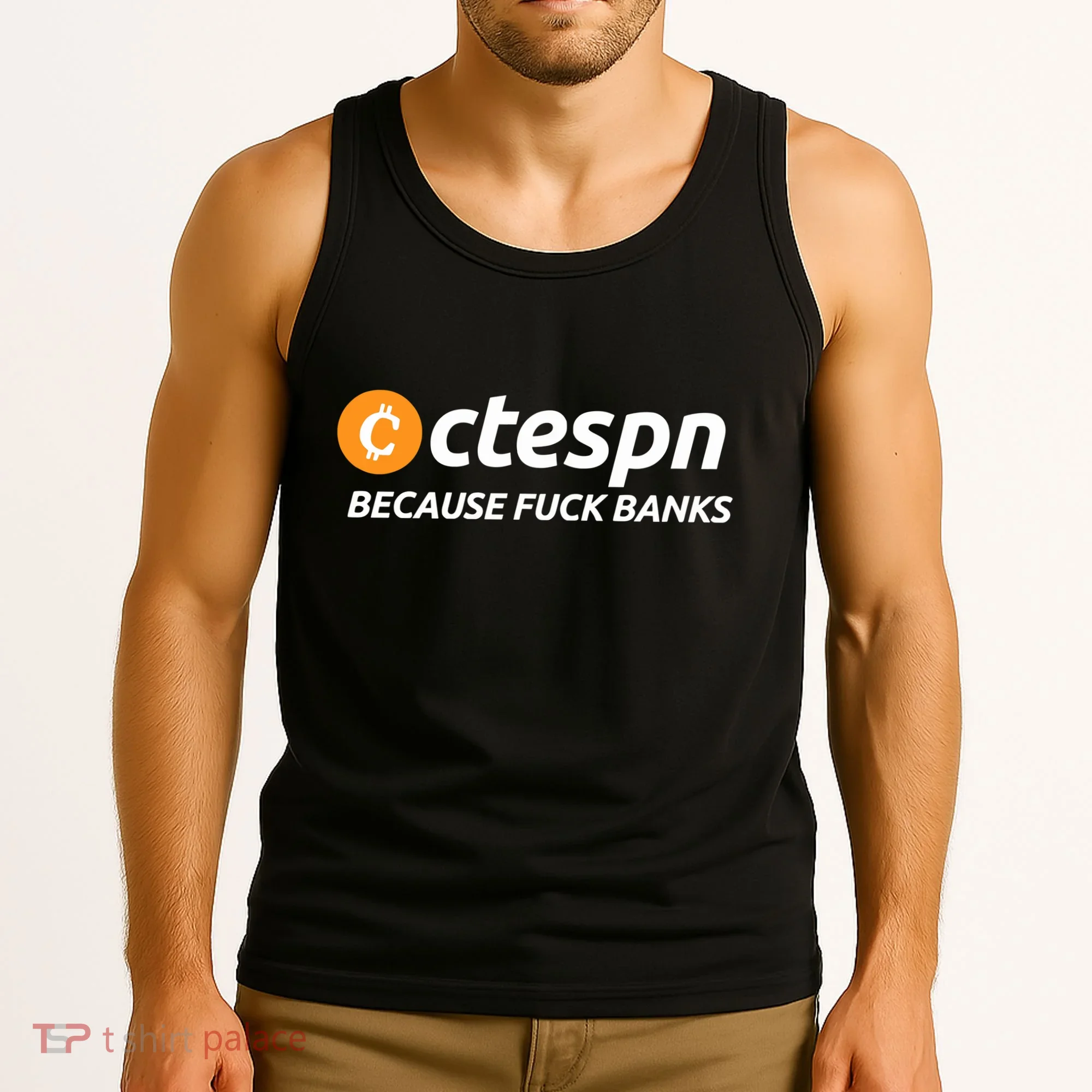 Ab Ctespn Because Fuck Banks Tank Top