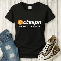 Ab Ctespn Because Fuck Banks Women's T-Shirt thumb 3