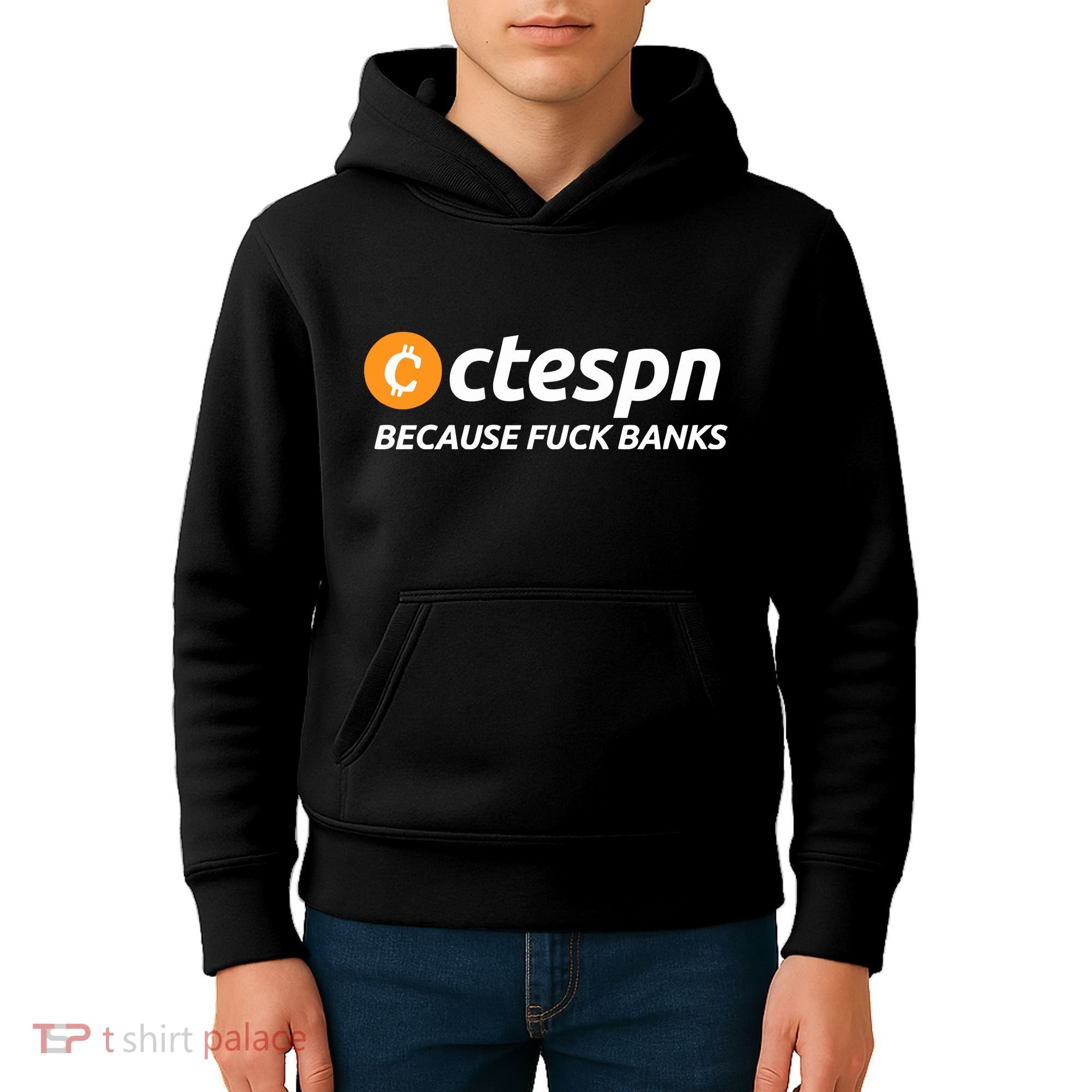 Ab Ctespn Because Fuck Banks Kids Hoodie