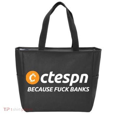 Ab Ctespn Because Fuck Banks Tote Bag