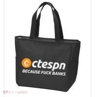 Ab Ctespn Because Fuck Banks Tote Bag thumb 3