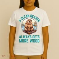 A Clean Beaver Always Gets More Wood T-Shirt thumb 4