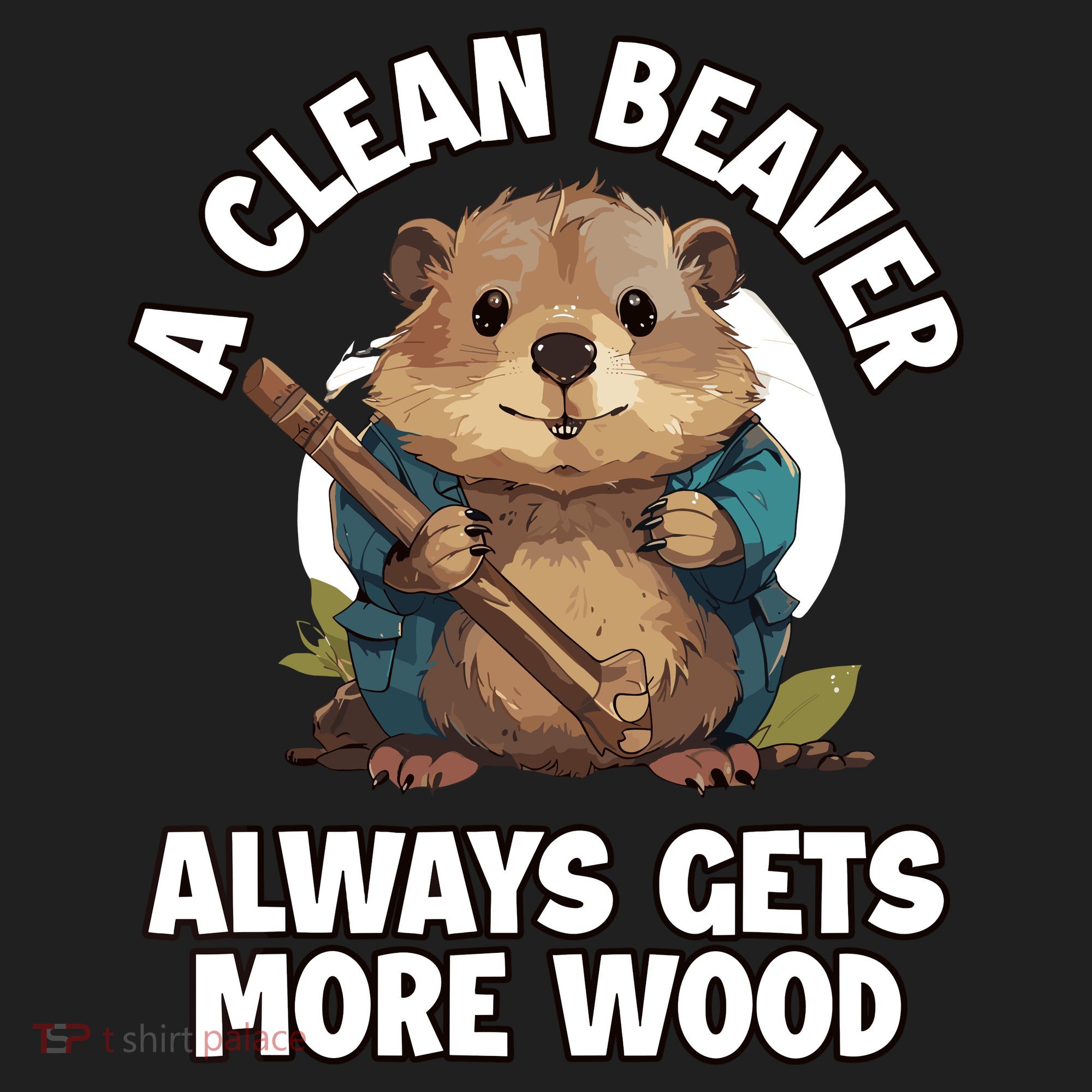 A Clean Beaver Always Gets More Wood Beanie