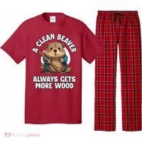 A Clean Beaver Always Gets More Wood Pajama Set thumb 0