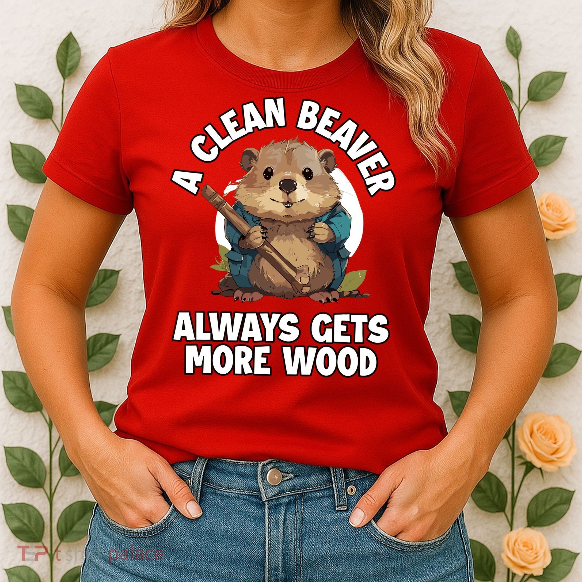 A Clean Beaver Always Gets More Wood Women's T-Shirt