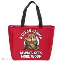 A Clean Beaver Always Gets More Wood Tote Bag thumb 0