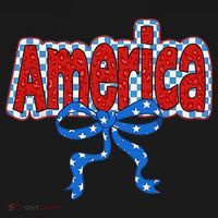 America Coquette Bow 4th Of July American Flag Patriotic Women's Hoodie thumb 2