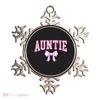 Auntie Coquette Bow Aesthetic Mothers Day Aunt Ornament thumb 0