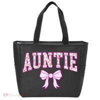 Auntie Coquette Bow Aesthetic Mothers Day Aunt Tote Bag thumb 0