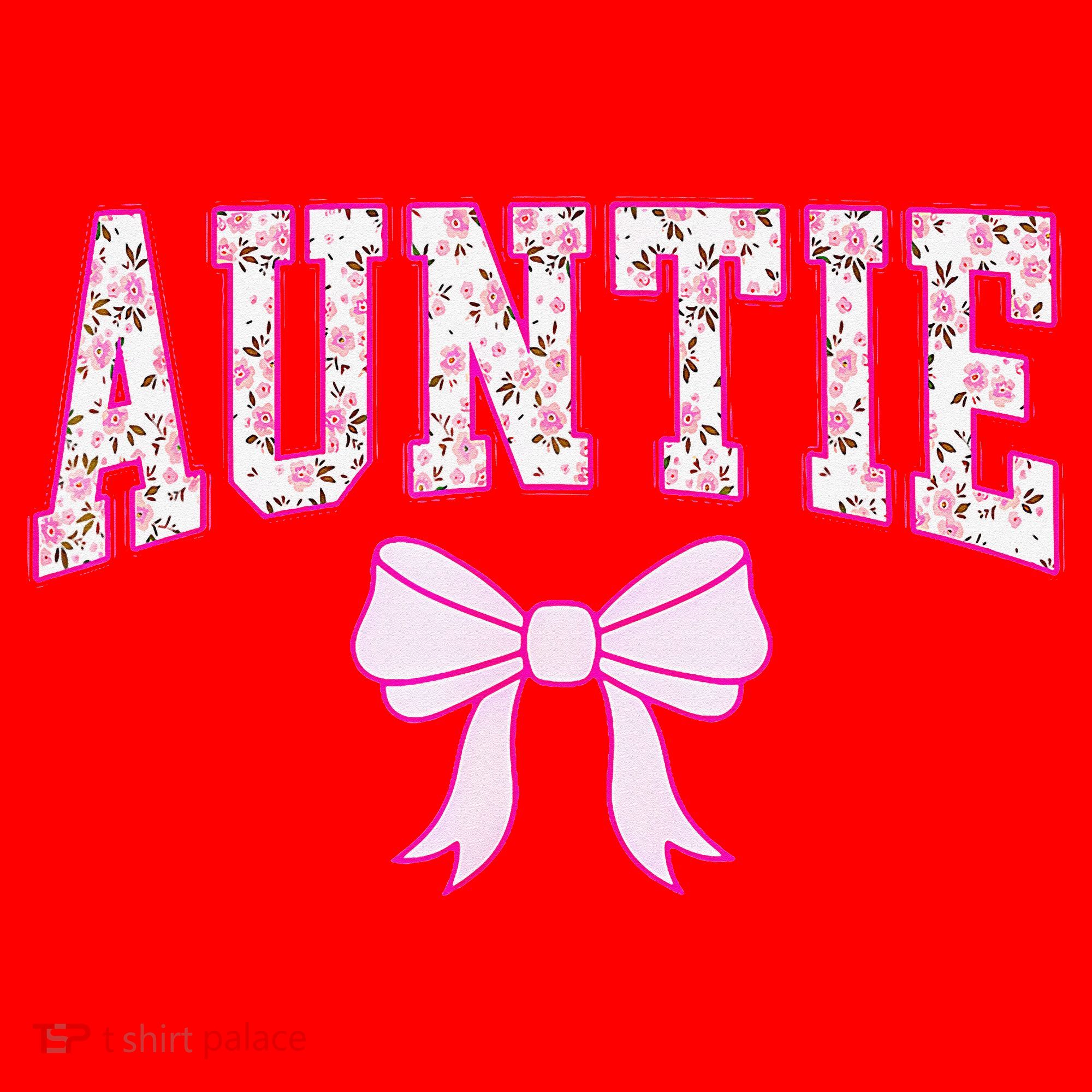 Auntie Coquette Bow Aesthetic Mothers Day Aunt Santa Hat