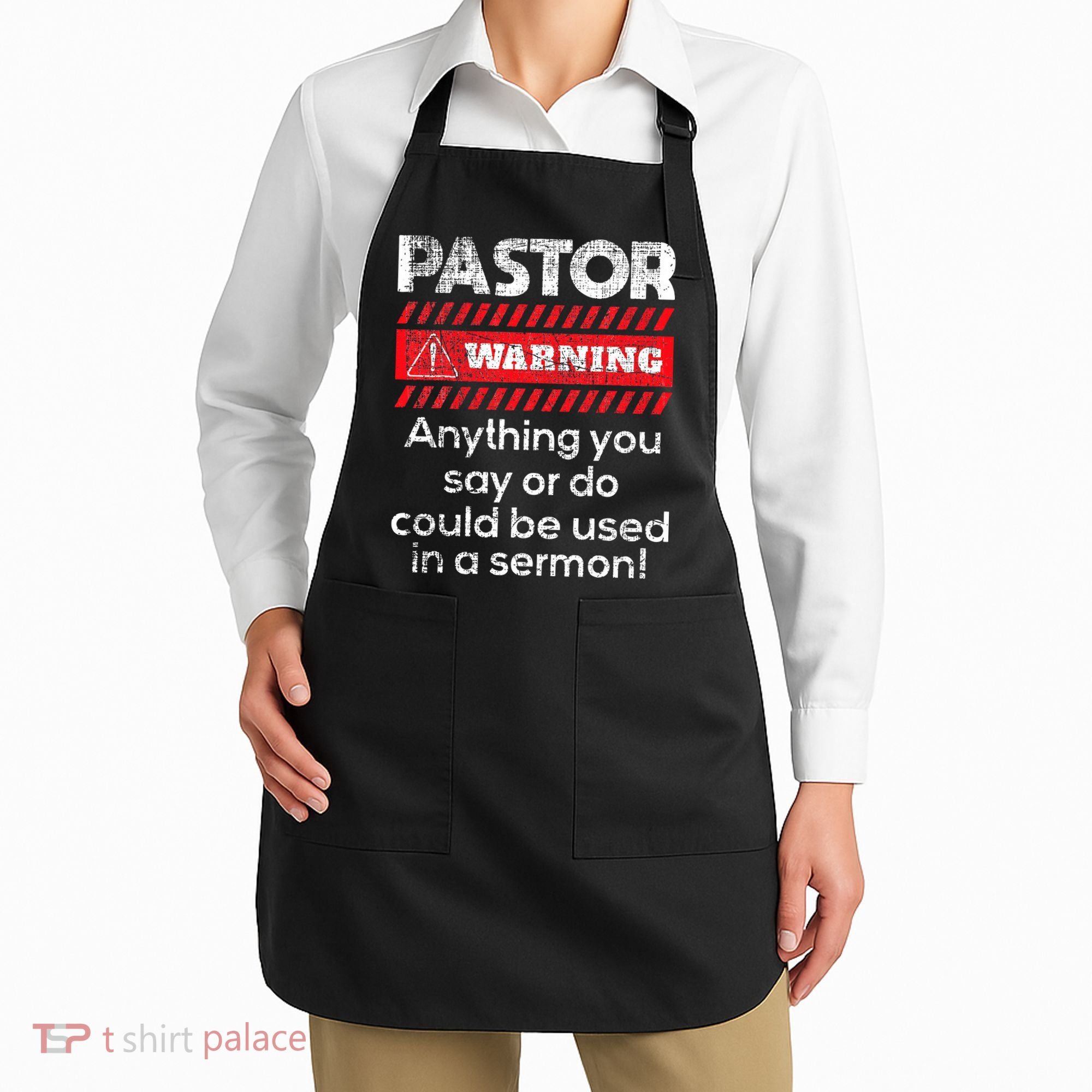 Anything Could Be Used In A Sermon Pastor Preacher Minister Apron